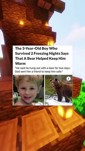 3-Year-Old Boy Survives with Bear - Heartwarming Story