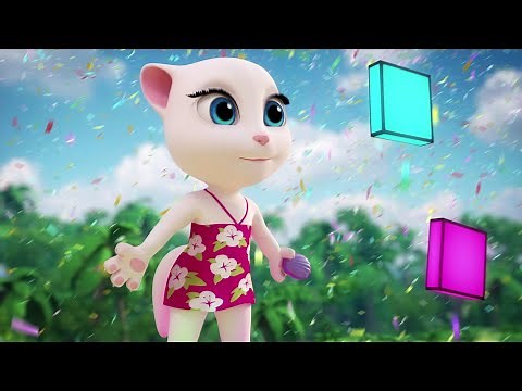Funny DANCING Cartoon with Talking Angela (Shorts Compilation)