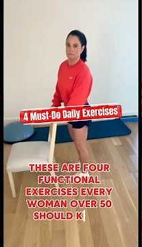 4 Moves Every Woman 50+ Needs #homeworkout