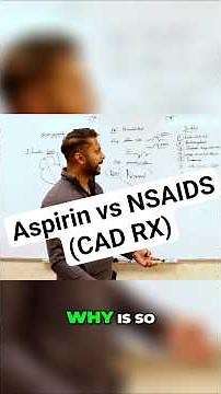 Aspirin vs NSAIDs: The CAD Heart Health Secret Revealed! #shorts