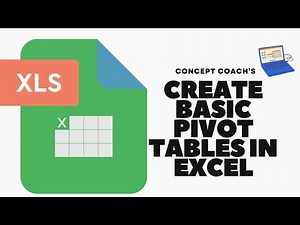Learn to create Basic Pivot Tables in Excel for Beginners #excel