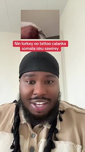 Nin Turkiga Oo Tattoo Ka Sameystay Calanka Soomaaliya