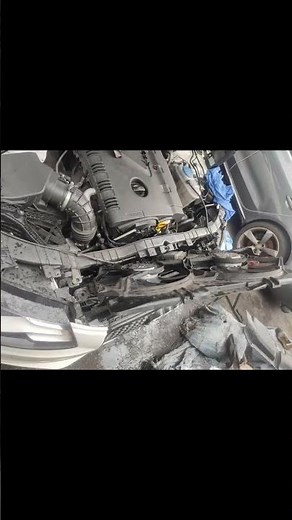 Coolant radiator and Air con fan replacement on Audi A4