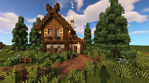 Simple Nordic House Minecraft Map