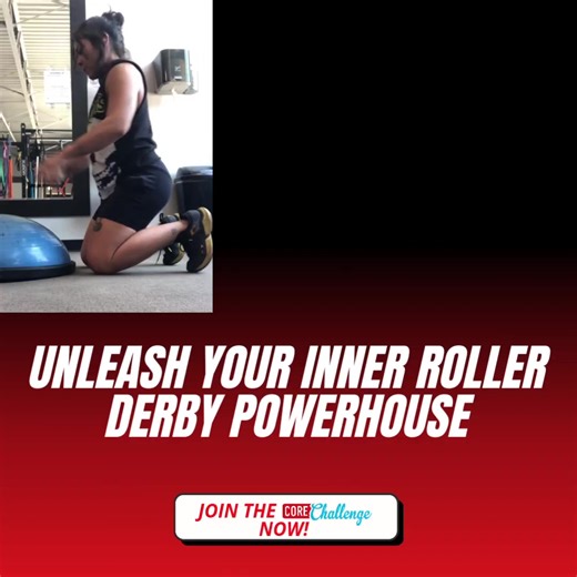 Jumping on a Bosu ball while kneeling isn't just a workout—it's a...