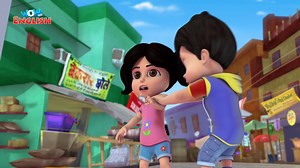 212K views · 4.2K reactions | Vir and Imli are playing some video game, Gintu also wants to play but they ask him to wait for his turn. Gintu gets angry and does some magic to spoil the game and the game stops but the villain of the game the Statue man comes out of the game. Watch to know what happens next! | Wow World | Facebook