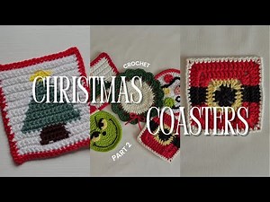 DIY Christmas Coaster 🎄 | Tapestry Crochet Pattern + Easy Guide