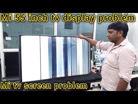 Mi tv display problem|| Mi 55 inch display problem solution|| mi tv screen problem| mi tv repair