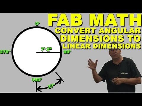 SHOP MATH (Ep. 1): Convert Angular to Linear Dimensions