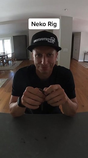 How to rig a Neko Rig. #nekorig #bassfishing #bassfishingbasics #yamamotobaits #gamakatsu #gopro #bassproshops #fishingrigs #brentehrlerfishing #arktungsten