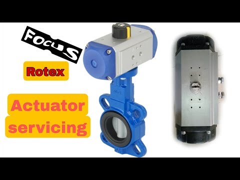 Rotex Actuator working/lenear Actuator/Rotex pneumatic Actuator/Actuator seal kit change