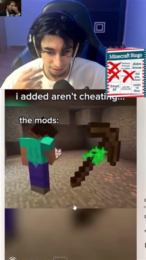 the mods i added aren't cheating #minecraft
