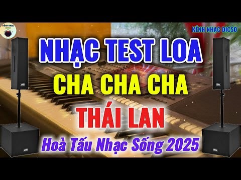 LK ChaChaCha Thái Lan Hoà Tấu Nhạc Sống Mới Nhất 2025 Test Loa Cực Đã||KÊNH NHẠC DICSO