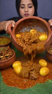 Eating Massive Motka Mutton Roast Big Bites Mukbang With Egg Curry And Rice Ultimate ASMR Eating