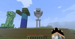 Minecraft - Skeleton Statue. Minecraft Map