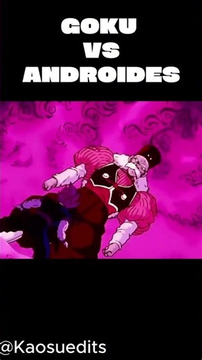 Goku Vs Androides #dragonball #anime #goku #dragonballz #shorts