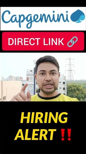 Capgemini is Hiring for Software Engineers | Apply Link in Description and Comment