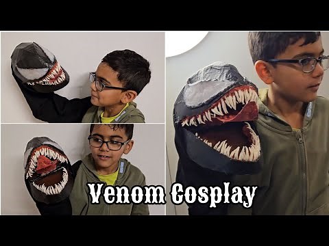 Venom Cosplay | Venom for Kids carnival | DIY Carnival Costume | Fasching
