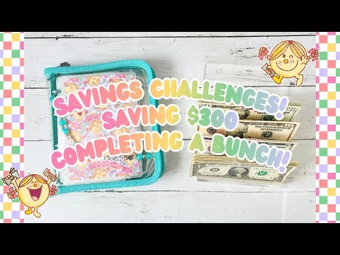 ✨ Cash Stuffing Savings Challenges ✨ Saving $300! ✨ Completing Challenges! ✨ January Group Play News