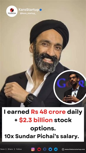 Meet Jagdeep Singh, the Indian-origin CEO setting global benchmarks. With a jaw-dropping daily income of Rs 48 crore and an annual salary of Rs 17,500 crore, he earns 10x more than Sundar Pichai, making him the highest-paid CEO in the world. As the co-founder of QuantumScape, a leader in EV battery technology, Singh has revolutionized the industry with solid-state batteries that offer 50% better energy density and faster charging. Backed by global giants like Volkswagen and Bill Gates, QuantumSc