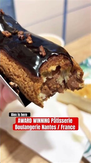 THE TASTE OF THIS ECLAIR ITS INSANE iNantes award winning Pâtisserie Boulangerie France 🇫🇷 #shorts