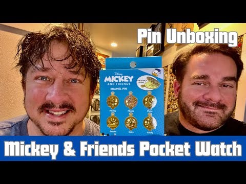 Disney Mickey & Friends Pocket Watch Pin Unboxing #pinunboxing #disneypins #pintrading #disney #pins