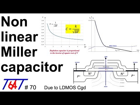 LDMOS Cgd is a non-linear Miller capacitor