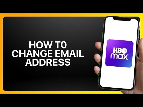 How To Change Email Address In HBO Max App 2025! Tutorial