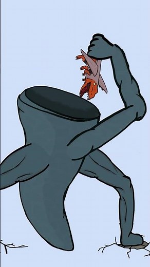 Brainrot Eater eating Nuclearo Dinossauro #italianbrainrot #dinosaur #animation