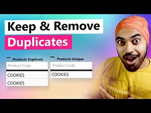 Removing & Keeping Duplicates in Lookup Tables | Awesome Power Query Trick 🔥