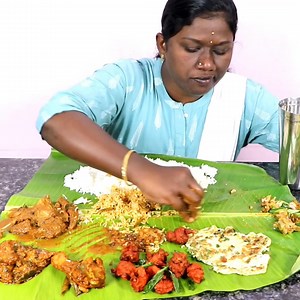 124K views · 1.3K reactions | Non Veg Meals In Tamil Foodies Divya Chicken Curry With Mutton Thokku Eating Challenge in Tamil Foodies Divya Part 9 | Tamil Foodies | Facebook