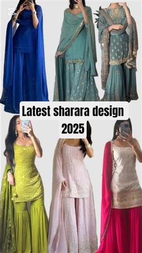 ✨New Sharara Dress Design 2025 | Latest Sharara Style for Girls & Women
