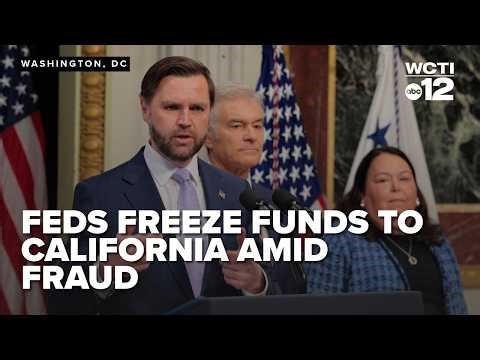 Vance's anti-fraud task force halts more than $1B in federal funding to California