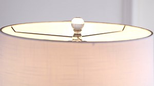 JONATHAN Y Tate 24.5 in. Navy Ceramic Table Lamp JYL8018A