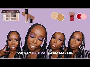 SOFT NEUTRAL SMOKEY EYE TUTORIAL FOR BEGINNERS || GLAM & SIMPLE