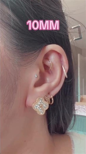 Best Hoop Sizes for Helix Piercings ✨