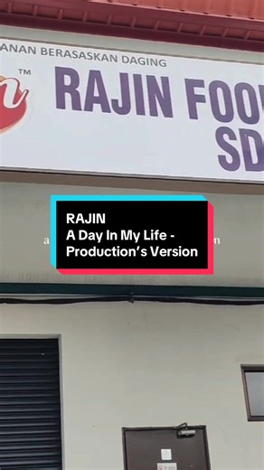 A day inside Rajin factory— from raw meat to your kitchen 🥩👩🏻‍🍳 #rajin #rajinfood #produkmuslim #halal #readytoeat