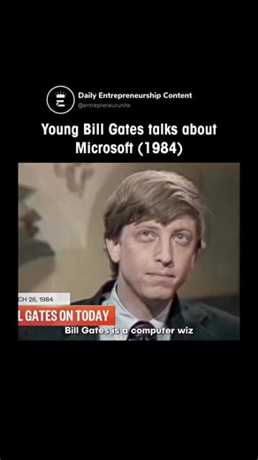 Entrepreneur • Business • Motivation on Instagram: "Bill Gates started Microsoft with his friend Paul Allen in 1975. They saw an article about the Altair 8800 computer and pitched a version of BASIC for it—before they even wrote it. When the demo worked, they knew they had something big. Gates dropped out of Harvard. Allen quit his job. They started Micro-Soft to build software for the growing PC market. That’s how it began—two guys, one idea, and perfect timing. Media: TODAY"