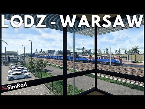 NEW ROUTE! | Lodz - Warsaw | Simrail