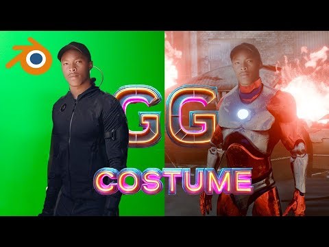 CGI costumes in blender VFX using AI MoCap