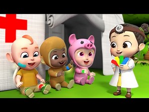 Ouchie, Ouchie, We Got Boo Boos | Doctor Checkup Song | Rosoo Nursery Rhyme & Kids Songs - Videos For Kids