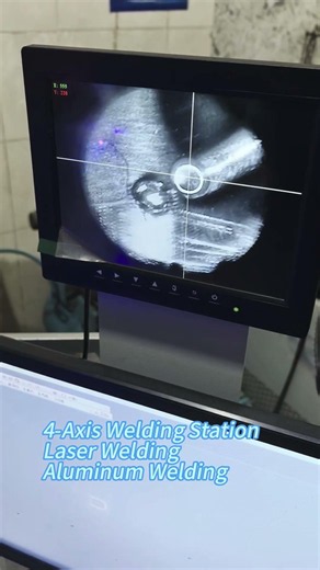 4-Axis Welding StationLaser WeldingAluminum Welding #4axisplatformweldingmachine #machine