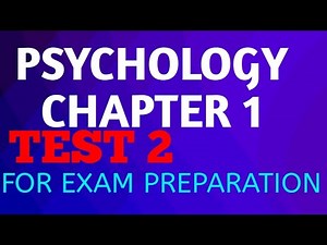 Psychology chapter 1| Questions and answer for exam preparation | for Freshman Students