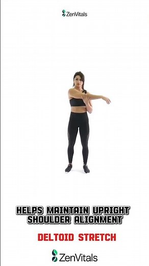 Deltoid Stretch Exercise | Improve Shoulder Flexibility & Posture #DeltoidStretch #ShoulderStretch