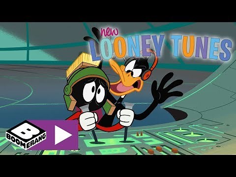 New Looney Tunes | Daffy Takes Over Marvin's Spaceship | Boomerang UK 🇬🇧
