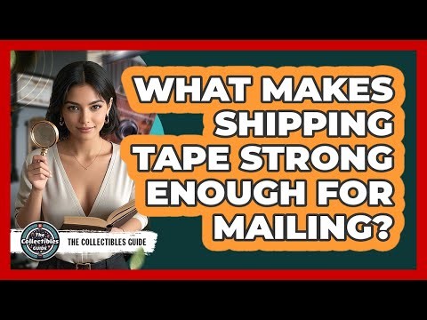 What Makes Shipping Tape Strong Enough For Mailing?