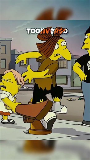 Martin lost control on The Simpsons #thesimpsons