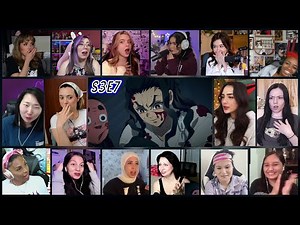 Demon Slayer Season 3 Episode 7 Girls Reaction Mashup | Swordsmith Village Arc Ep 7