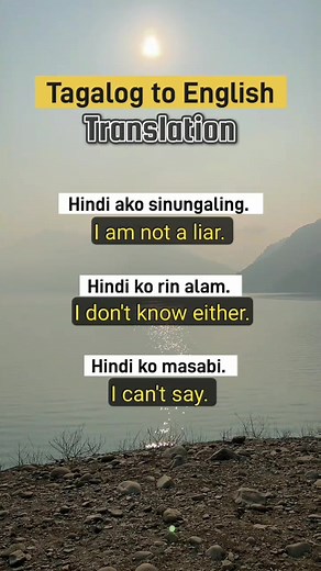 English-Tagalog Translation on TikTok