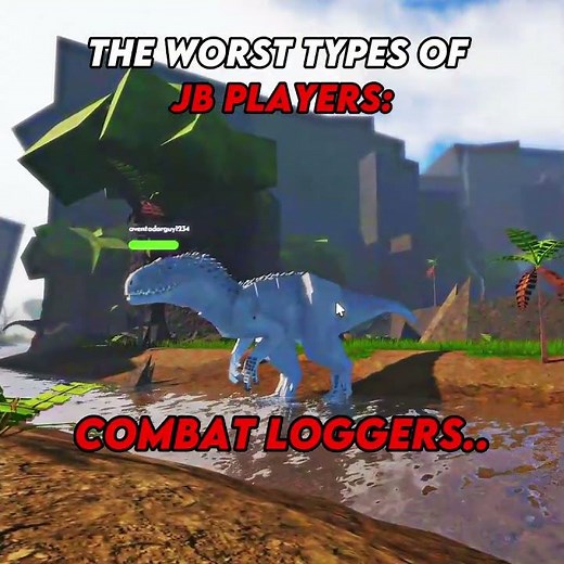 Combat Logging has to be the worst 😔✌️ | #jurassicblocky #roblox #shorts